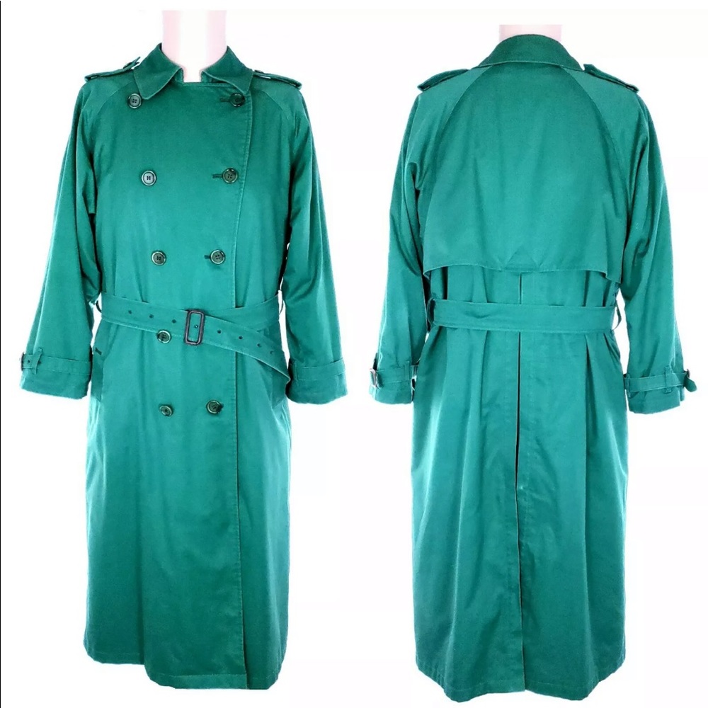 Burberry trench Green Coat